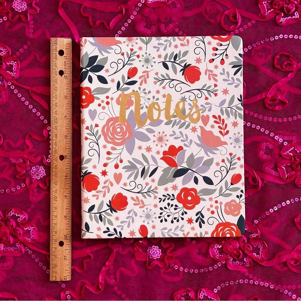 cute floral notebook
